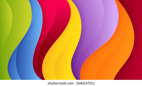 Premium background with soft gradient color and dynamic shadow. Vector background for wallpaper. Eps 10