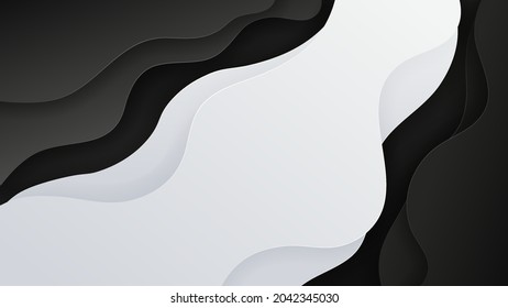 Premium background with soft gradient color and dynamic shadow. Vector background for wallpaper. Eps 10