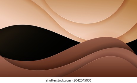 Premium background with soft gradient color and dynamic shadow. Vector background for wallpaper. Eps 10