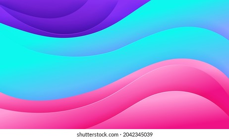 Premium-Hintergrund mit weicher Farbverlauf-Farbe und dynamischem Schatten. Vektorhintergrund für Tapeten. EPS10