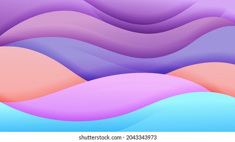 Premium background with soft gradient color and dynamic shadow. Vector background for wallpaper. Eps 10