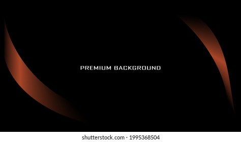 premium background with thick orange lines in the form of folds for covers, posters, banners, background cards, billboard