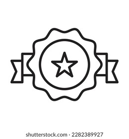 Premium-Badge-Icon, Medal-Symbol-Vektorgrafik, Siegerabzeichen, Beste Qualität, Nummer 1, Monarchie-, Sport- und Wettbewerbsabzeichen, VIP-Symbol-Retro- und Vintage-Banner-Design