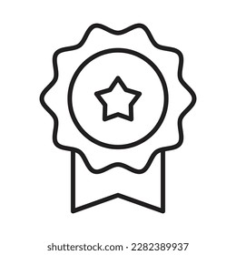 Premium-Badge-Icon, Medal-Symbol-Vektorgrafik, Siegerabzeichen, Beste Qualität, Nummer 1, Monarchie-, Sport- und Wettbewerbsabzeichen, VIP-Symbol-Retro- und Vintage-Banner-Design