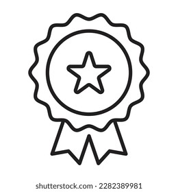 Premium-Badge-Icon, Medal-Symbol-Vektorgrafik, Siegerabzeichen, Beste Qualität, Nummer 1, Monarchie-, Sport- und Wettbewerbsabzeichen, VIP-Symbol-Retro- und Vintage-Banner-Design