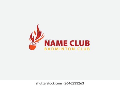 Premium badminton vector icon design for Sports logo and badminton championship logo