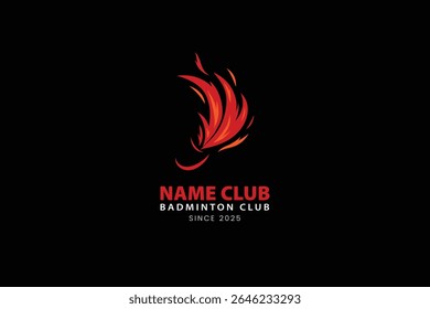 Premium badminton vector icon design for Sports logo and badminton championship logo