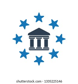 Premium Bank Icon