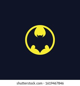 Premium bat logo design. abstract icon bat vector illustration.