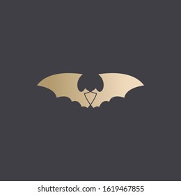 Premium bat logo design. abstract icon bat vector illustration.