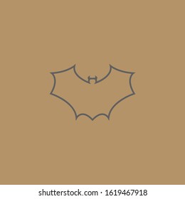 Premium bat logo design. abstract icon bat vector illustration.