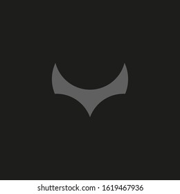 Premium bat logo design. abstract icon bat vector illustration.