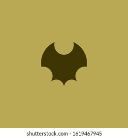 Premium bat logo design. abstract icon bat vector illustration.