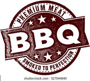 Premium BBQ Vintage Meat Stamp