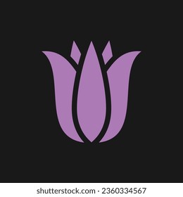 premium beautiful flower icon design vector file.