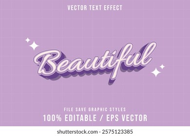 Premium Beautiful text effects can be edited again, suitable poster, template