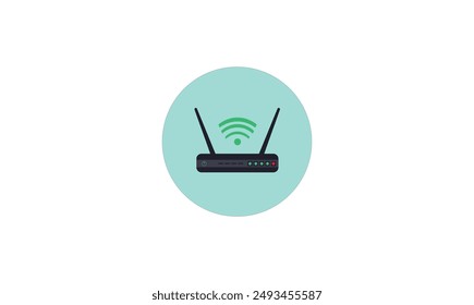 Premium beautiful wifi router icon vector for use.
