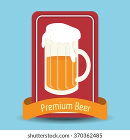 Premium beer graphic