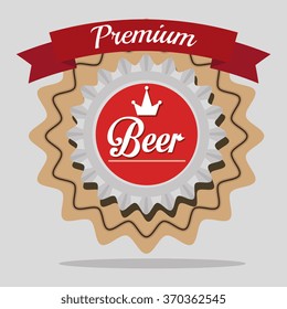 Premium beer graphic