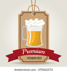 Premium beer graphic