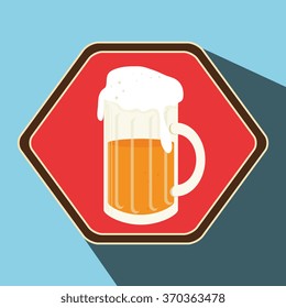 Premium beer graphic