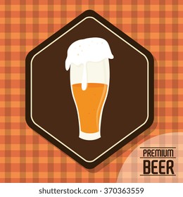 Premium beer graphic