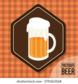 Premium beer graphic
