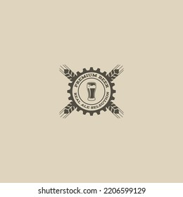 premium beer vector logo best design simple and elegant