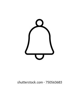 bell outline images stock photos vectors shutterstock https www shutterstock com image vector premium bell icon logo line style 750563683