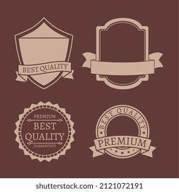 premium and best quality labels
