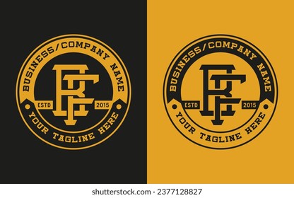 Plantilla vectorial de diseño de logotipo BF premium. Modelo de vector de diseño de logotipo FB logotipo OR logotipo de bloqueo BF logotipo, logotipo de interbloqueo FB