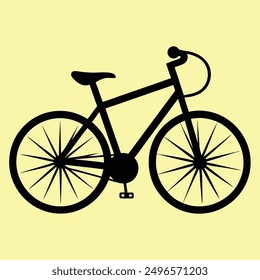 Premium Bicycle vector art design.