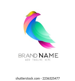 premium bird Logo design. vector design and company logo, for your business