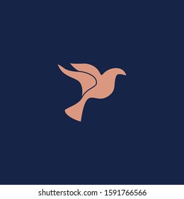 Premium Bird logo with modern concept. Bird icon vector illustration