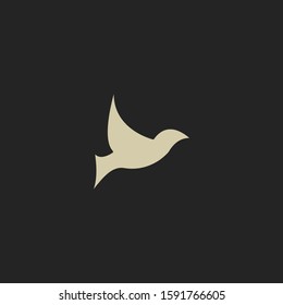 Premium Bird logo with modern concept. Bird icon vector illustration