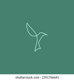 Premium Bird logo with modern concept. Bird icon vector illustration