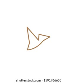 Premium Bird logo with modern concept. Bird icon vector illustration