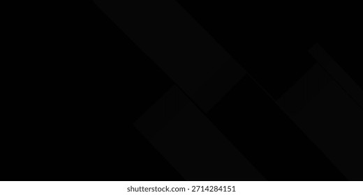 Premium Black abstract background design. Modern wavy line pattern (guilloche curves) in monochrome colors. Premium stripe texture for banner, business backdrop. Modrn