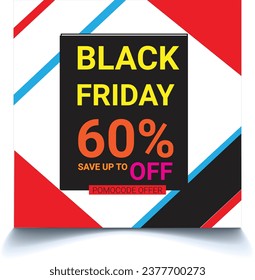 Premium Black Friday Vektordateien. Discount-Banner.