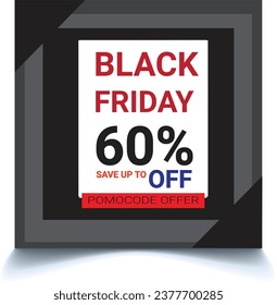 Premium Black Friday Vektordateien. Discount-Banner.