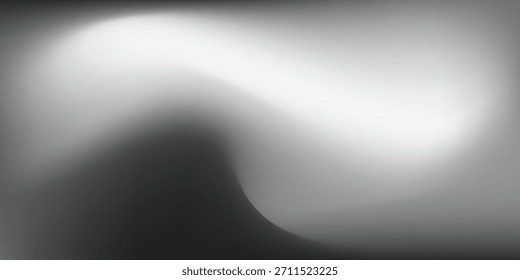 Fundo de sombra de ilustração de textura embaçada cinza preto premium. Folha de prata com espelho de metal cinza. Design de espaço em branco