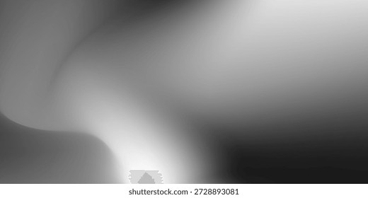 Premium negro lámina de plata en blanco de textura borrosa espejo de sombra de fondo abstracto blanco. Presentación de malla de color metálico. Ilustración vectorial