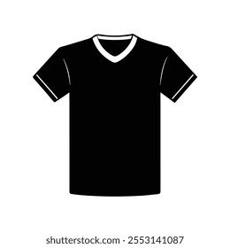 Maquete de camiseta preta premium - Vetor EPS Design