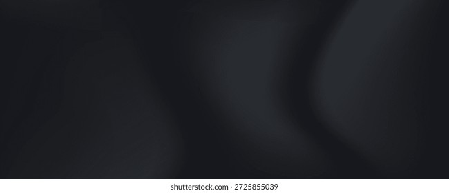 Premium Black Vektor. Limbo dunkelgrauer Scheinwerferhintergrund. Abstrakter 3D-Hintergrund für Produktpräsentation. Minimale Wandszene. Schaukasten, Promotion-Anzeige. Dop