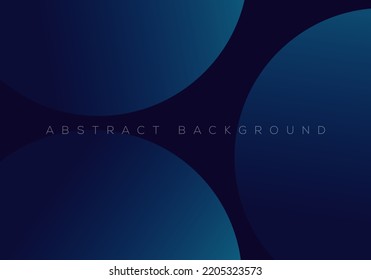 Premium Blue Abstract Background Concept with Luxury Geometric Dark Navy Shapes Background with Copy Space for Text or Message