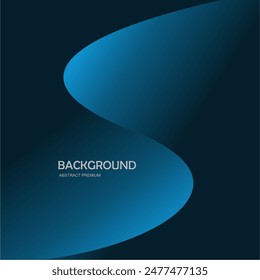 Premium blue abstract background concept with luxury geometric dark shapes. Exclusive cool art wallpaper design.