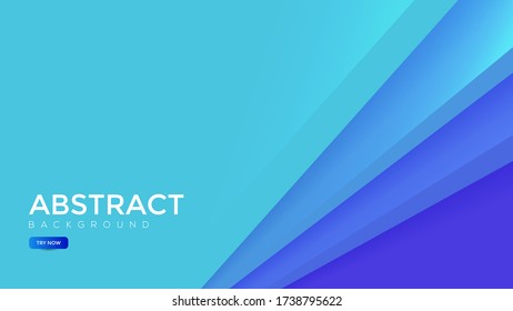 Premium blue abstract background with dynamic straight shadow on background. Vector abstract background. Eps 10