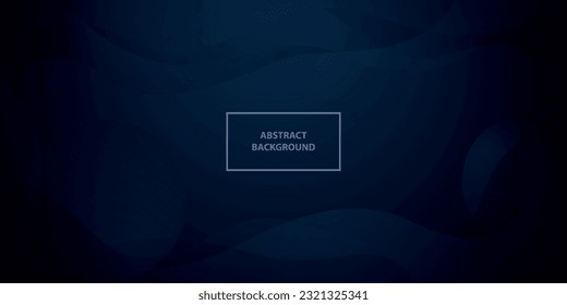 Premium Blue Abstract Background With Geometric Dark Shapes Concept