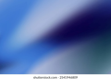 Premium Blue Abstract Background Template com listras diagonais de cores azuis. Ilustração abstrata do gradiente de movimento azul desfocado. Movimentos de cor monocromáticos do azul. Vetor.