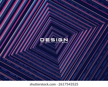 Premium blue background design with multicolored stripes pattern diagonal. Vector minimal horizontal template for banner, digital business, invitation, voucher, prestigious gift certificate, etc.	
